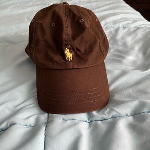 brown polo hat